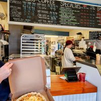 Vegan Quiche custom made at Woodstock Pie & Coffee Company in North Woodstock