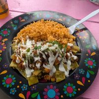 Chilaquiles at El Mictlan in Spring
