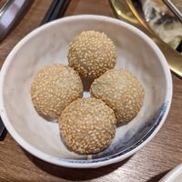 Sesame balls at Seven Hot Pot Restaurant - Marina in Dubai