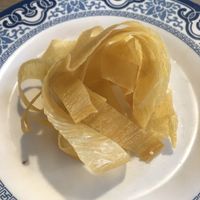 Fried tofu skin  at Seven Hotpot Restaurant in Abu Dhabi