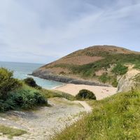 Beach at Caban Mwnt in Cardigan