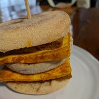 Breakfast Sandwich at Yates Coffee Bar in Victoria