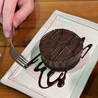 Chocolate cake  at Yates Coffee Bar in Victoria