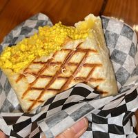 bacon & tomato wrap  at Yates Coffee Bar in Victoria