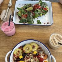 avocado bread, vegan granola bowl  at Café 19sieben in Muenster