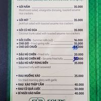 Menu 5/6 at La Bo De in Ho Chi Minh City