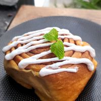 Cinnamon Scroll w/Coconut cream at Schauberger in Ubud