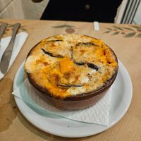 Vegan Moussaka at San Allote in Rhodes