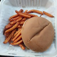 Deluxe mushroom burger at The Social Vegan - SV Lounge - Maybe closed in Tallahassee