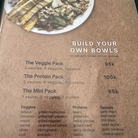 Menu #Veganuary at Oon Jai Marketplace in Vientiane