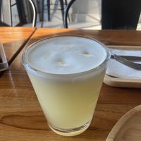 Pineapple coconut milk drink  at Oon Jai Marketplace in Vientiane