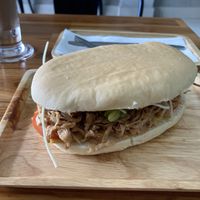 Chickenlicious sandwich   at Oon Jai Marketplace in Vientiane