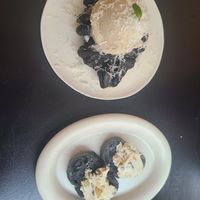 Bracken croffle, bracken baguette with chervil at ARP - 아르프 in Busan