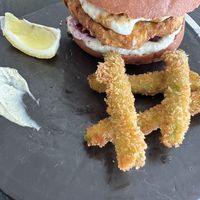 Tofu cutlet burger  at ARP - 아르프 in Busan