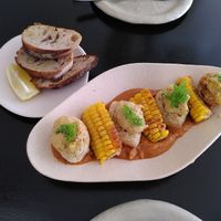 Panipuri and hummus at ARP - 아르프 in Busan