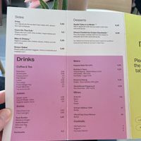 Menu   at LOKOL in Amsterdam
