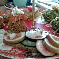 Raw high tea at Sadhana Kitchen in Enmore