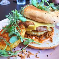 Ronald McPomald muffin  at Pom Kitchen - Crookes in Sheffield