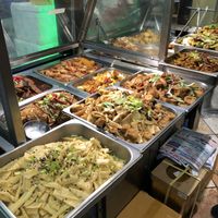 三菜一湯 three vegetable one soup   at Dieu Huong in Falls Church