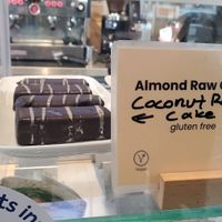 Vegan coconut bars at KoRo Café in Berlin