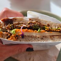 Thai Tofu sandwich at KoRo Café in Berlin