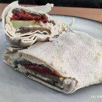 Wrap at Seed Cuisine in Bucharest