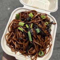 scallion noodles  at Stone Monkey in El Cajon