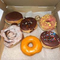 Look at the beauties. Take it in  at Dottie's Donuts - Rochelle Ave in Philadelphia