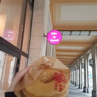 Their sign so you don't miss their little shop. at Bite a Donut - Świdnicka in Wroclaw