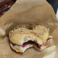 cranberry jam and cinnamon doughnut at Bite a Donut - Świdnicka in Wroclaw