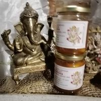 We found a special hand made vegan spiritual jams like Shiva, Krishna, Lakshmi, with amazing flavors.  at PiranArt Restaurant & Gelateria & Caffeteria in Piran