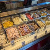 Ice creams (all vegan) at PiranArt Restaurant & Gelateria & Caffeteria in Piran