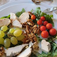 Cheese plate (i already started eating) at PiranArt Restaurant & Gelateria & Caffeteria in Piran