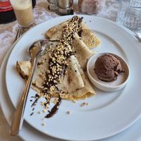 Chocolate Pancakes   at PiranArt Restaurant & Gelateria & Caffeteria in Piran