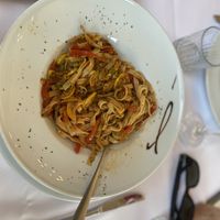 Fairy garden pasta  at PiranArt Restaurant & Gelateria & Caffeteria in Piran