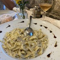 Truffle pasta  at PiranArt Restaurant & Gelateria & Caffeteria in Piran