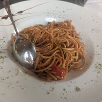 Vegetable fairy tale pasta in vegan at PiranArt Restaurant & Gelateria & Caffeteria in Piran