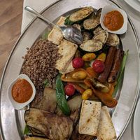 Grill plate at PiranArt Restaurant & Gelateria & Caffeteria in Piran