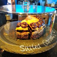 salted caramel cake at Wild Kitchen in Bristol