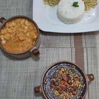 Stroganoff and bean stew at Só Verde - Botafogo in Rio De Janeiro