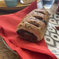 Sausage roll   at Jungle Electric in East London