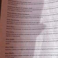   at Taste of India Restaurant in Castelo Branco