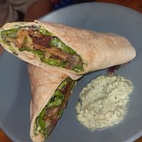 Vegan kebab at Lemí in Rio De Janeiro