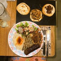 Mjadra e mix de esfihas 10/10  at Lemí in Rio De Janeiro