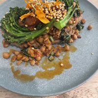 Chickpea stack   at Kale Mary Vegan Cafe in Brunswick