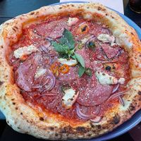 Pepperoni Salami Pizza   at RAZZO Vegan Pizza Bar in Cologne