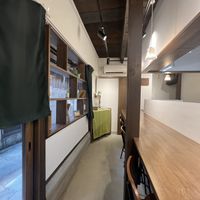Seats & counter  at Zirael Vegan Restaurant in Kyoto