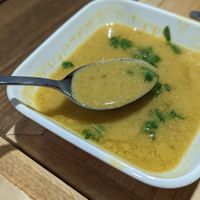 Soup at Zirael Vegan Restaurant in Kyoto