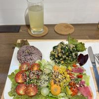 plate of the day  at Zirael Vegan Restaurant in Kyoto