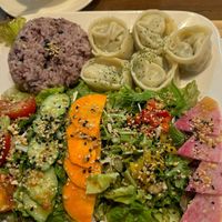 Dumplings  at Zirael Vegan Restaurant in Kyoto